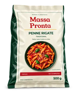 Mockup del Penne Rigate Flexible 500 g